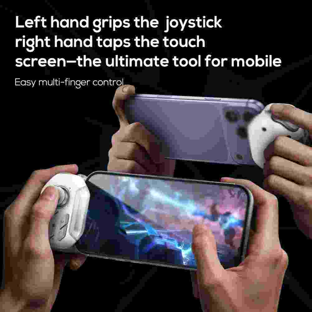 Gaming Accessories Phone - MB07モバイルフォンゲーム用ジョイスティック、RGBカスタムキーとマクロ機能搭載、IOS/Android対応ワイヤレスゲームパッドコントローラー