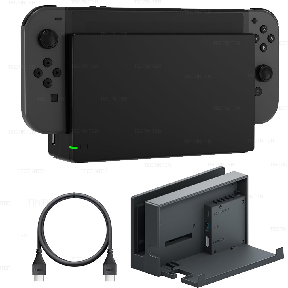 Gaming Accessories Nintendo - ニンテンドースイッチゲーム機用2in1充電TVドックステーション、HDMIケーブル充電器ドッキングスタンド付き、NSスイッチアクセサリー用