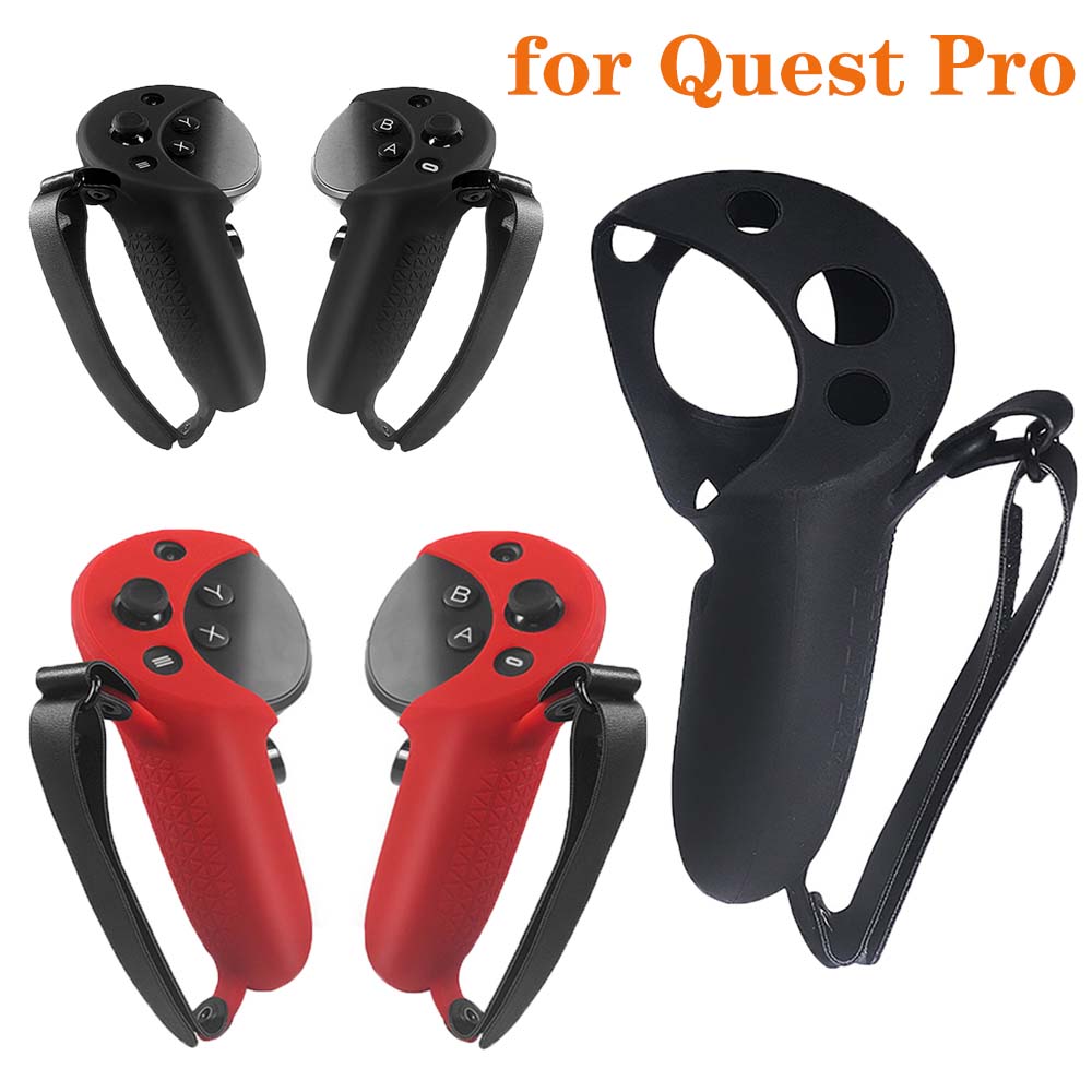 Controller Grip Cover - クエストプロ用ハンドル保護カバー衝突防止ノンスリップコントローラシリコンカバーハンドルグリップクエストプロ VR アクセサリー
