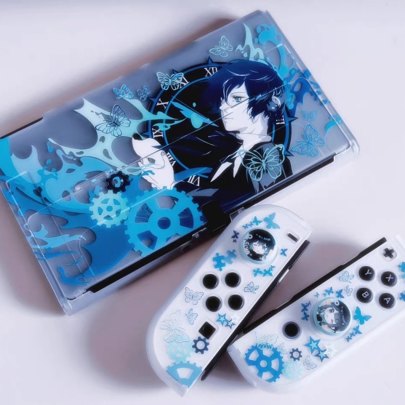 Gaming Accessories Nintendo - ホットケース半透明ペルソナ3マコトユキハード保護パターンSwitch 2 Oled Liteゲームコンソールカバー対応
