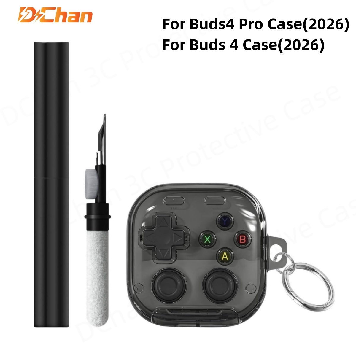 Gaming Accessories Phone - 2026 クリア3Dゲームカバー Samsung Galaxy Buds 4
