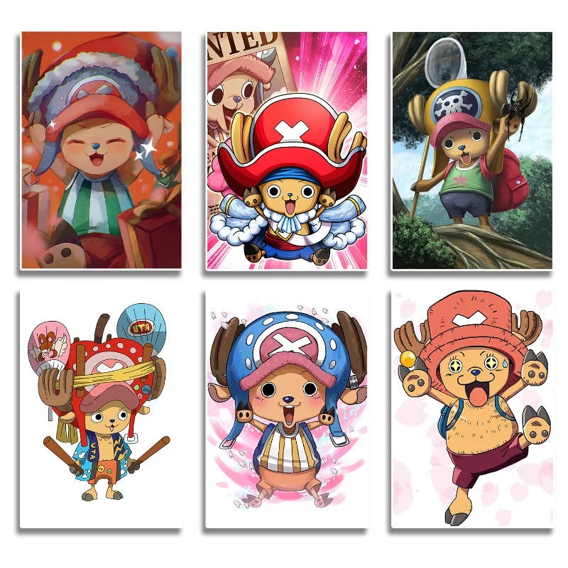 Gaming Accessories Japan - バンダイ日本アニメーションワンピーストニートニーチョッパーポスター吊り絵画壁画ゲームルームリビングルーム装飾絵画