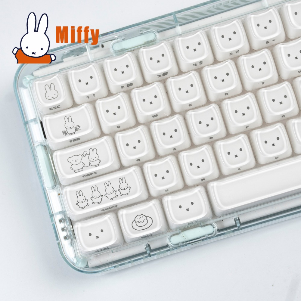 かわいいミッフィーキーキャップかわいいウサギのキーキャップメ - Gaming Accessories Aesthetic のレビューと価格