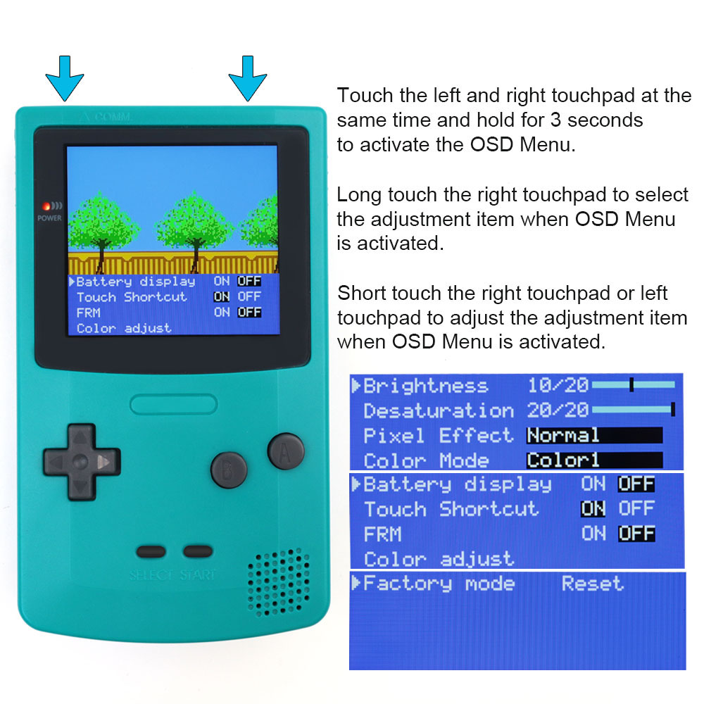 充電式2.8インチIPSスクリーンラミネートLCD、GBC用 - Gaming Accessories Nintendo のレビューと価格