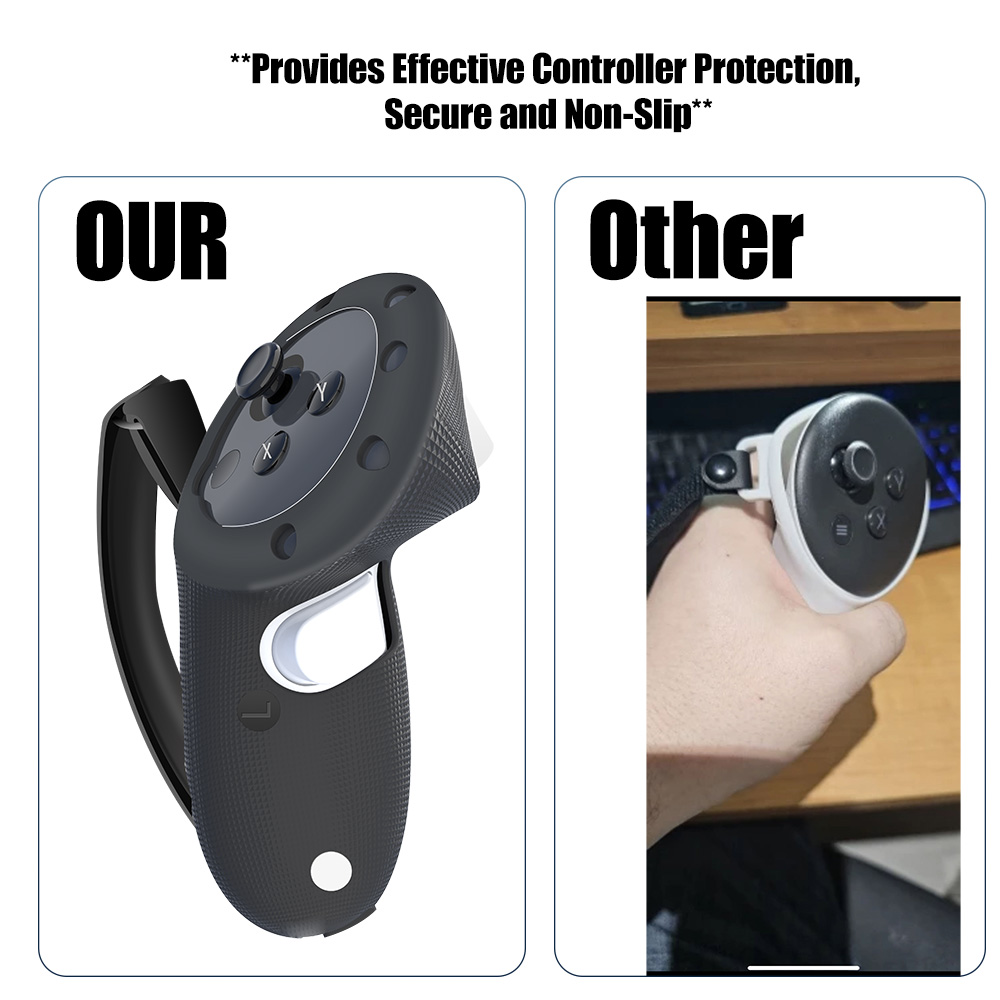メタクエスト3用オールインワンアクセサリーキット – コント - Controller Grip Cover のレビューと価格