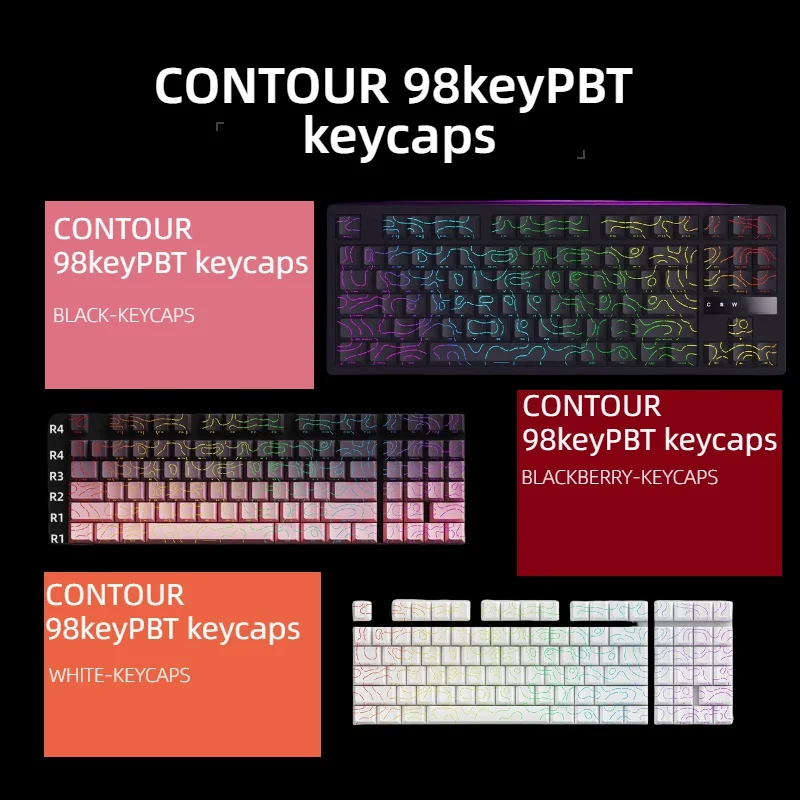 Contour KM98 PBT キーキャップ - Atta - Gaming Accessories Aesthetic のレビューと価格