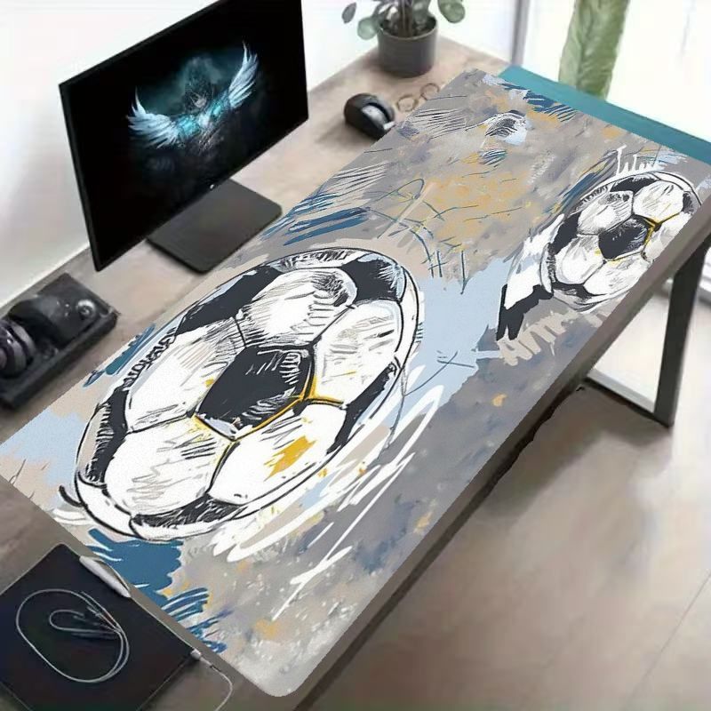 ブランドクリエイティブカラフルなサッカーアートアイアンマウス - Gaming Accessories Brands のレビューと価格