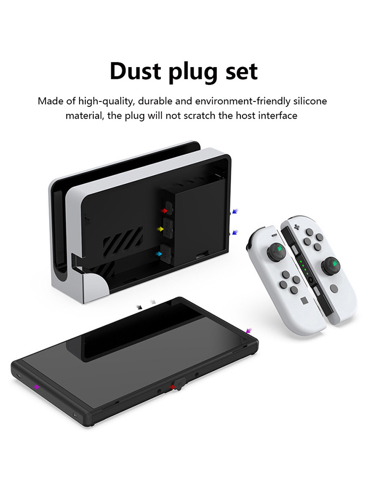 14 ピース/セットダストプラグシリコンダストプロテクター防 - Gaming Accessories Nintendo のレビューと価格