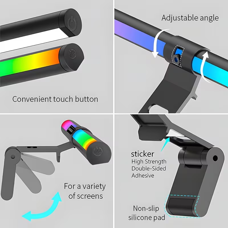 モニターライトバー RGBライトバー 雰囲気照明 USB L - Monitor Light Bar のレビューと価格