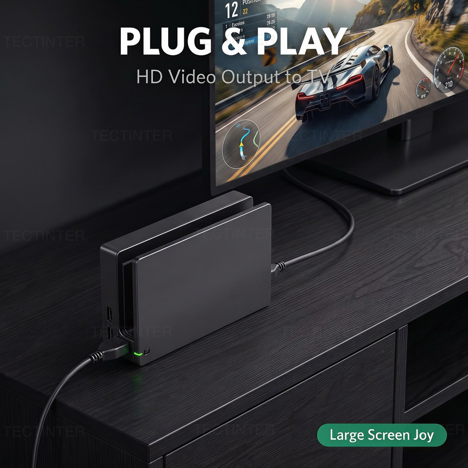 ニンテンドースイッチゲーム機用2in1充電TVドックステーシ - Gaming Accessories Nintendo のレビューと価格