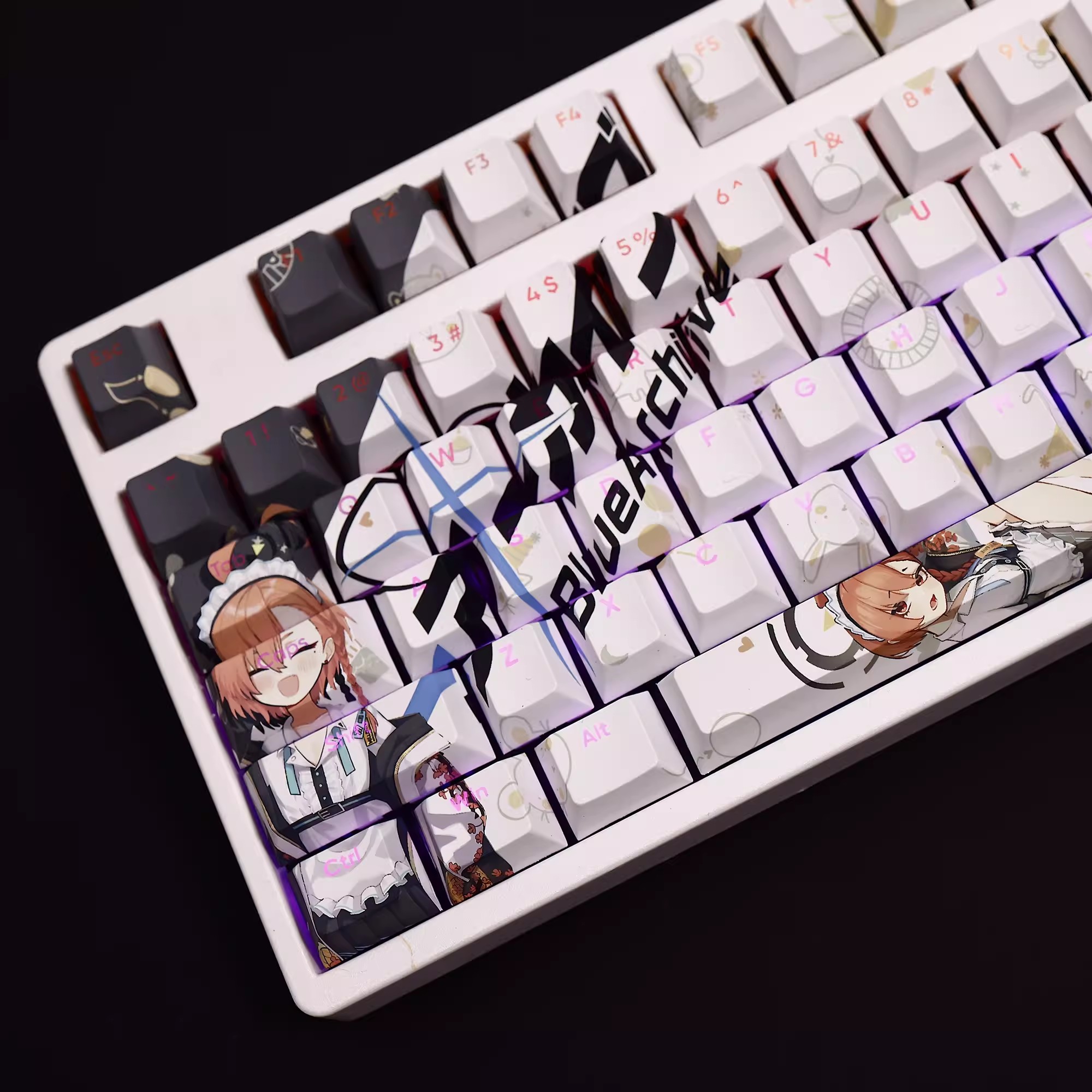 Mikamo neru-バックライト付きキーキャップ,ブルー - Gaming Accessories Aesthetic のレビューと価格