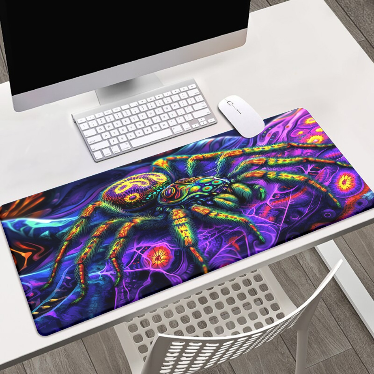 ブランド鮮やかなスパイダーマウスパッドゲーミングキーボードマ - Gaming Accessories Brands のレビューと価格