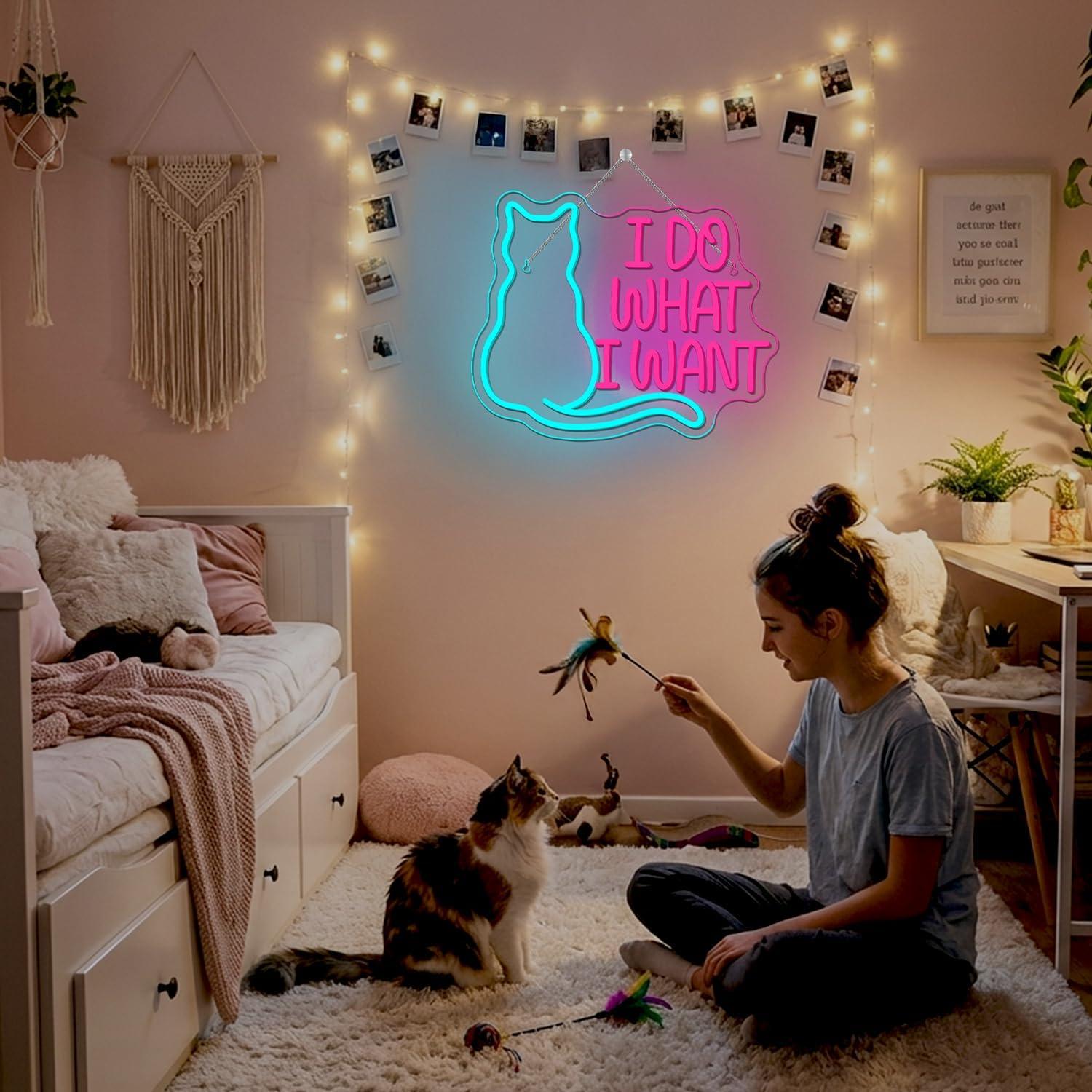 猫のネオンサイン USB調光式LEDネオンライト 寝室 ペッ - Gaming Accessories Shop のレビューと価格