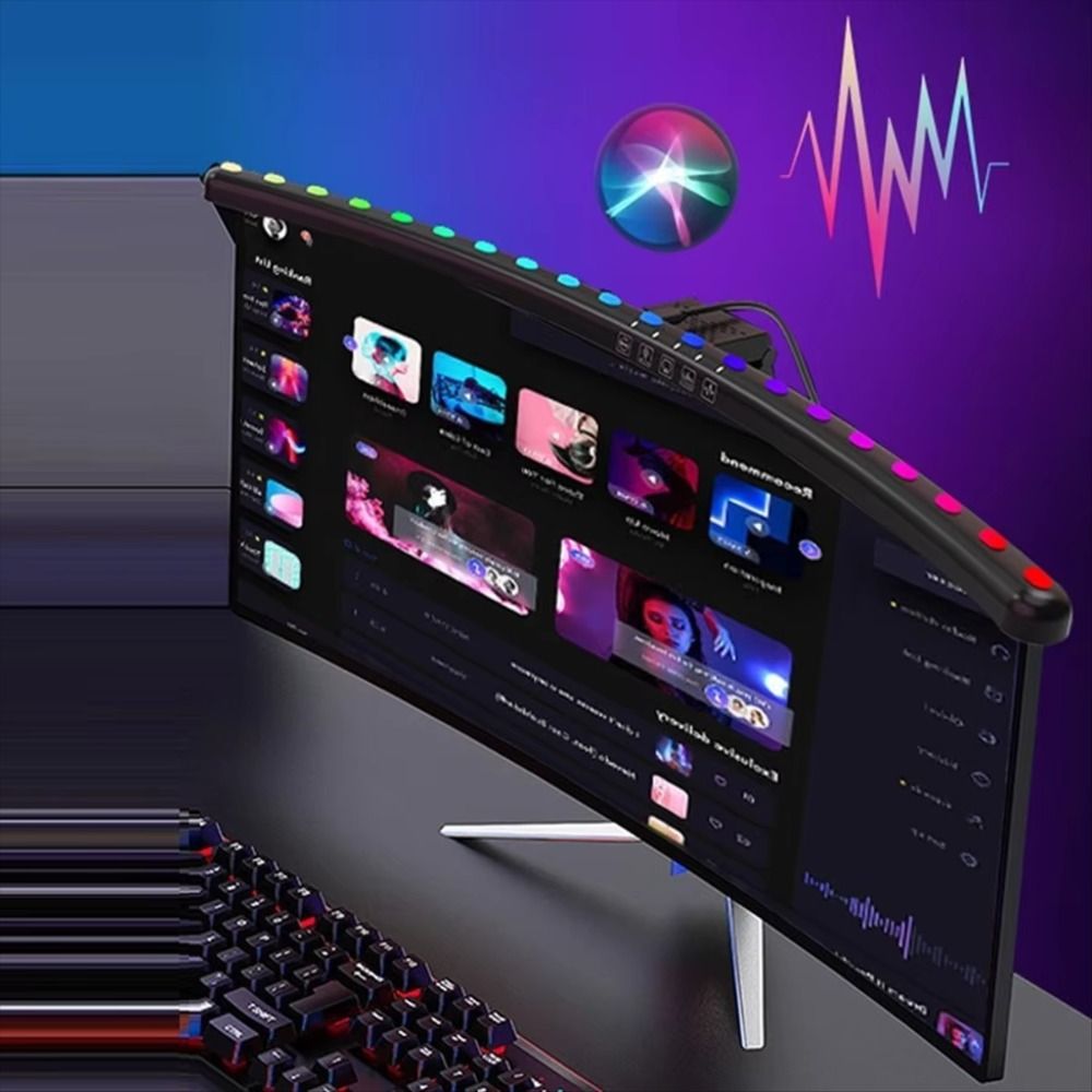 RGB雰囲気モニターライトバー調光機能付きタッチコントロール - Monitor Light Bar のレビューと価格