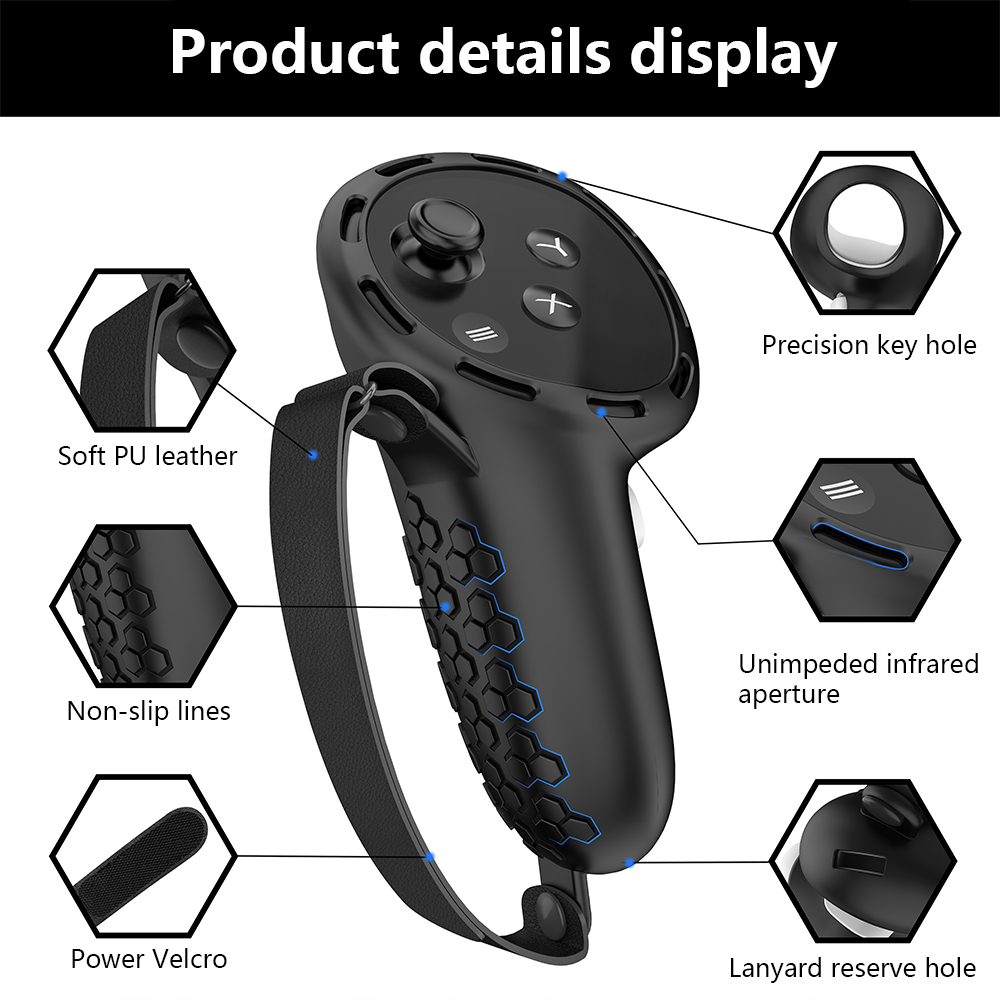 Huadai 新しい VR アクセサリー保護カバーオキュラス - Controller Grip Cover のレビューと価格