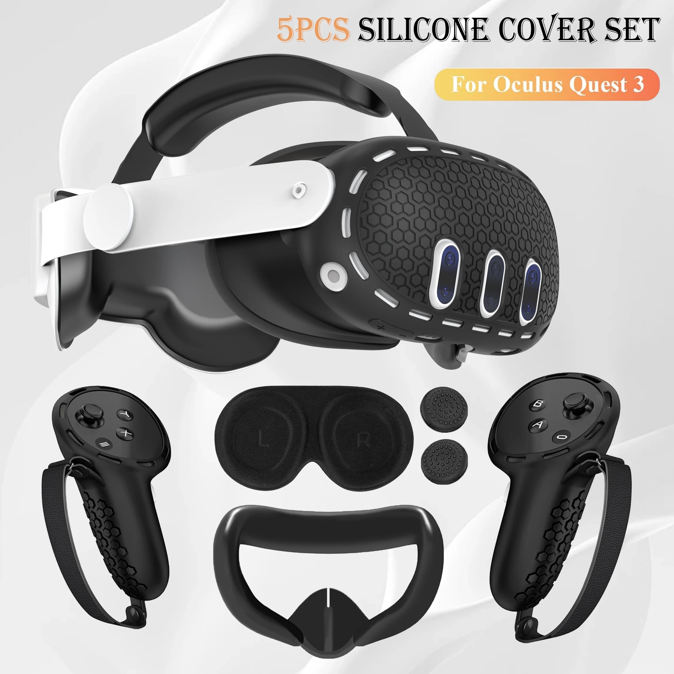 Oculus/Meta Quest 3用シリコンカバーセット - Controller Grip Cover のレビューと価格