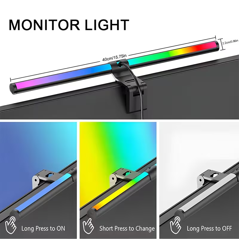 LEDモニターライトバー コンピューターランプ 読書灯 スク - Monitor Light Bar のレビューと価格